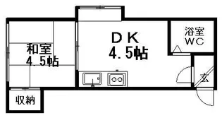 コーポ佐藤【3階】の間取り