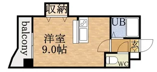 ローヤルハイツ月寒東5【708号室】の間取り
