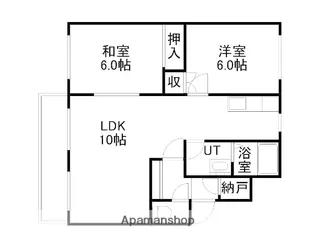 第7コープマンション D棟【402号室】の間取り
