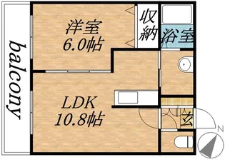 ジュビリー【3階】の間取り