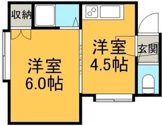 ルミナス【11号室】の間取り