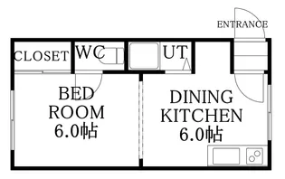 ノースビレッジ【205号室】の間取り