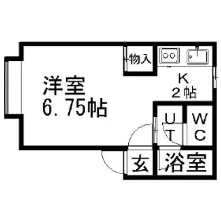 JPコート平岸Ⅱ【101号室】の間取り