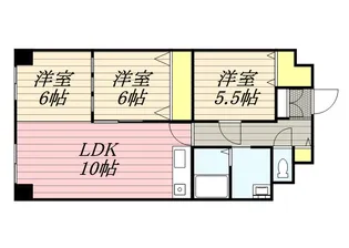 ハイツディオネ【9階】の間取り