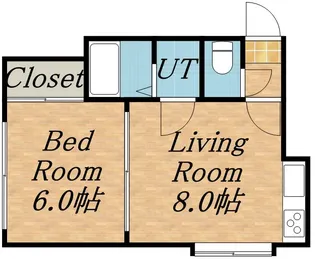 シェーンブルン月寒東【102号室】の間取り