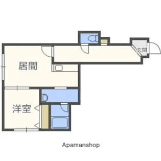 LEE TOWN G【105号室】の間取り