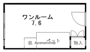 ドエル美園【607号室】の間取り