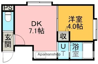 クウォリアⅠ【202号室】の間取り