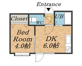 アーバンコート南郷Ⅹ【203号室】の間取り