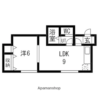 コーポ第3芦山ハイツ【3号室】の間取り
