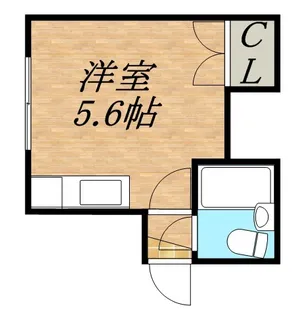 第5青雲荘【110号室】の間取り