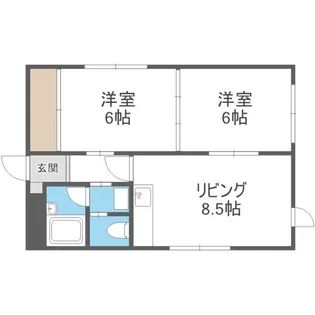 広和ハイツ第7【303号室】の間取り