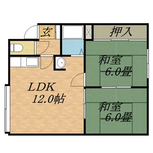 HSハイツ【202号室】の間取り
