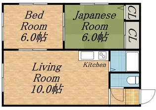 成田マンション第二【3号室】の間取り