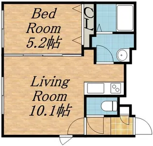 A・B・Y MISONO【401号室】の間取り
