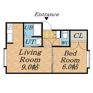 リゴン・アームス【3階】の間取り