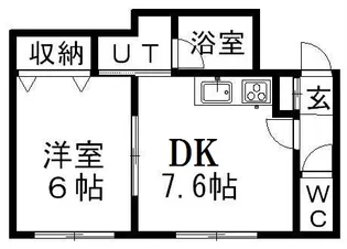 レクレール澄川【305号室】の間取り