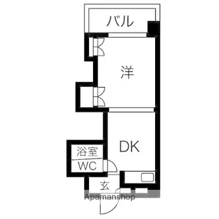 ノースタウンハウス【1012号室】の間取り