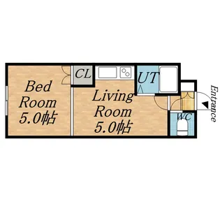 リリーハウス【0403号室】の間取り
