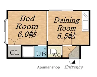 ビッグバーンズマンション本郷【401号室】の間取り