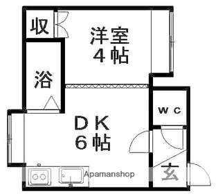 メゾンルピナス【206号室】の間取り