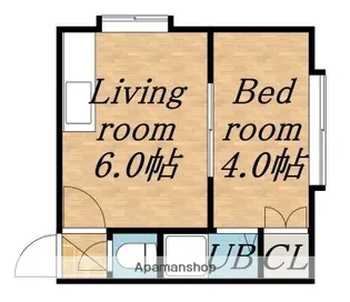 メゾンルピナス【202号室】の間取り