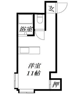 AMS栄通【105号室】の間取り