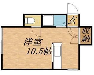 クルーズハウス北19条【2階】の間取り
