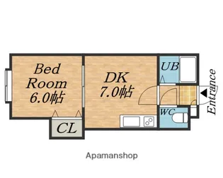 三進栄通マンション【406号室】の間取り