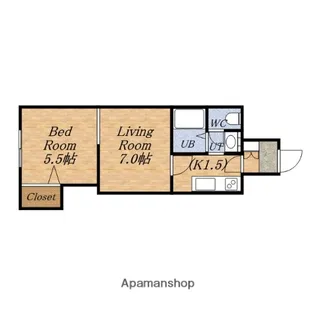 朝日プラザ栄通【602号室】の間取り