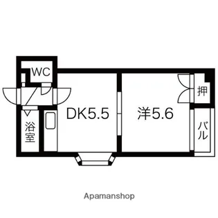 プチみずき【201号室】の間取り
