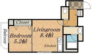 ドリームアベニュー広和NO,16【1003号室】の間取り