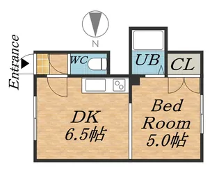 パール東札幌マンション【13号室】の間取り