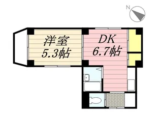 ヴェルテ月寒【301号室】の間取り