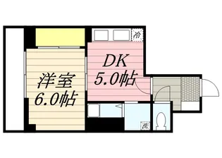 高橋ビル【402号室】の間取り