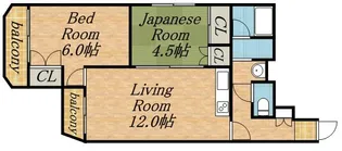 メゾンエポックSK【401号室】の間取り