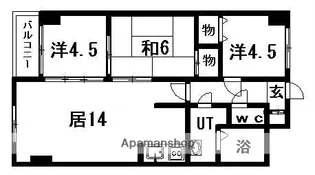 パークアベニュー広和NO,10【703号室】の間取り
