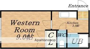 HS東札幌345【205号室】の間取り