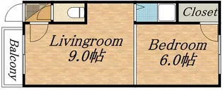 カサデューク平岸53.55.56【53302号室】の間取り