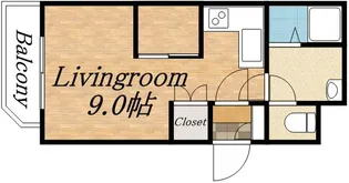 ΑNEXT澄川【101号室】の間取り