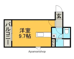 ΑNEXT澄川【106号室】の間取り