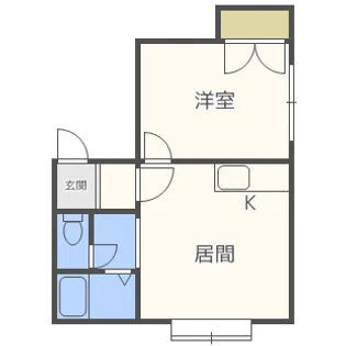 サンコーポ【205号室】の間取り
