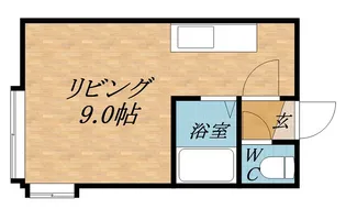 きらり豊平【102号室】の間取り