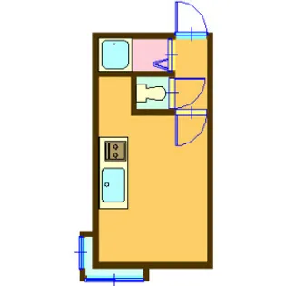 ラフォーレアイダ弐番館【101号室】の間取り