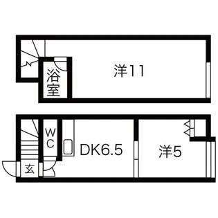 アメリカクラブ【101号室】の間取り
