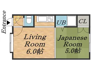 ホワイトコート7【10号室】の間取り