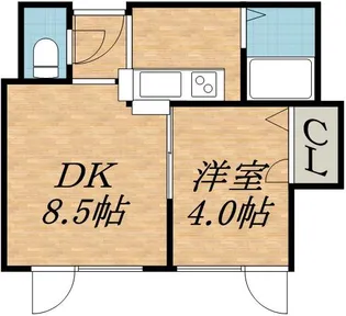 ライズ・フォレストⅠ【302号室】の間取り