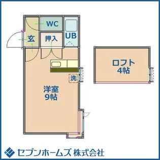 アネックスES【201号室】の間取り