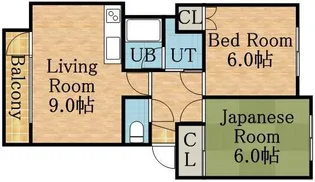 シャトーセピア【105号室】の間取り
