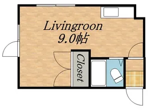 グラムール南平岸【4階】の間取り